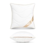 Poduszka bawełniana PREMIUM SATEEN 40x40 cm, antyalergiczna, pikowana