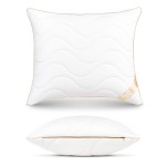 Poduszka bawełniana PREMIUM SATEEN 70x80 cm, antyalergiczna, pikowana