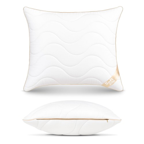 Poduszka bawełniana PREMIUM SATEEN 70x80 cm, antyalergiczna, pikowana