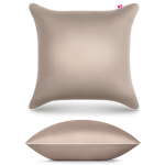 Poszewka satynowa 40x40 cm beżowa - 100% bawełna premium