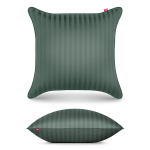 Poszewka adamaszkowa 40x40 cm butelkowa zieleń - 100% bawełna premium