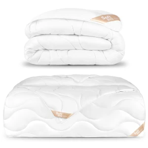OUTLET Kołdra bawełniana PREMIUM SATEEN całoroczna 200x200 cm, antyalergiczna, pikowana