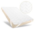 OUTLET Nakładka na materac  bawełniana PREMIUM SATEEN 90x200 cm, antyalergiczna, pikowana