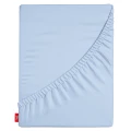 OUTLET Prześcieradło z gumką 100x200 cm grube 100% bawełna niebieskie