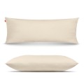 OUTLET Poszewka na poduszkę ciążową 40x105 piaskowy beż 100% bawełna