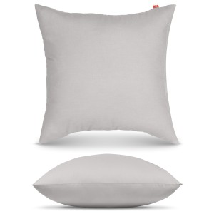 OUTLET Poszewka bawełniana na poduszkę szara 40x40