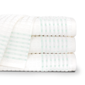 OUTLET Ręcznik bawełniany DREAM PLUSH 70x140 z miętowym wykończeniem