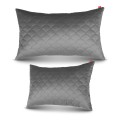 Poszewka dekoracyjna pikowana szara 30x50