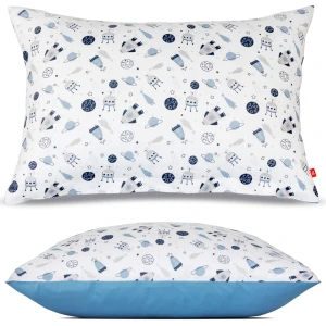 OUTLET Poszewka na poduszkę dziecięca bawełniana 40x60 - kosmos